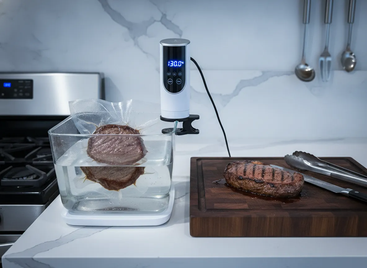 Sous vide precision cooking