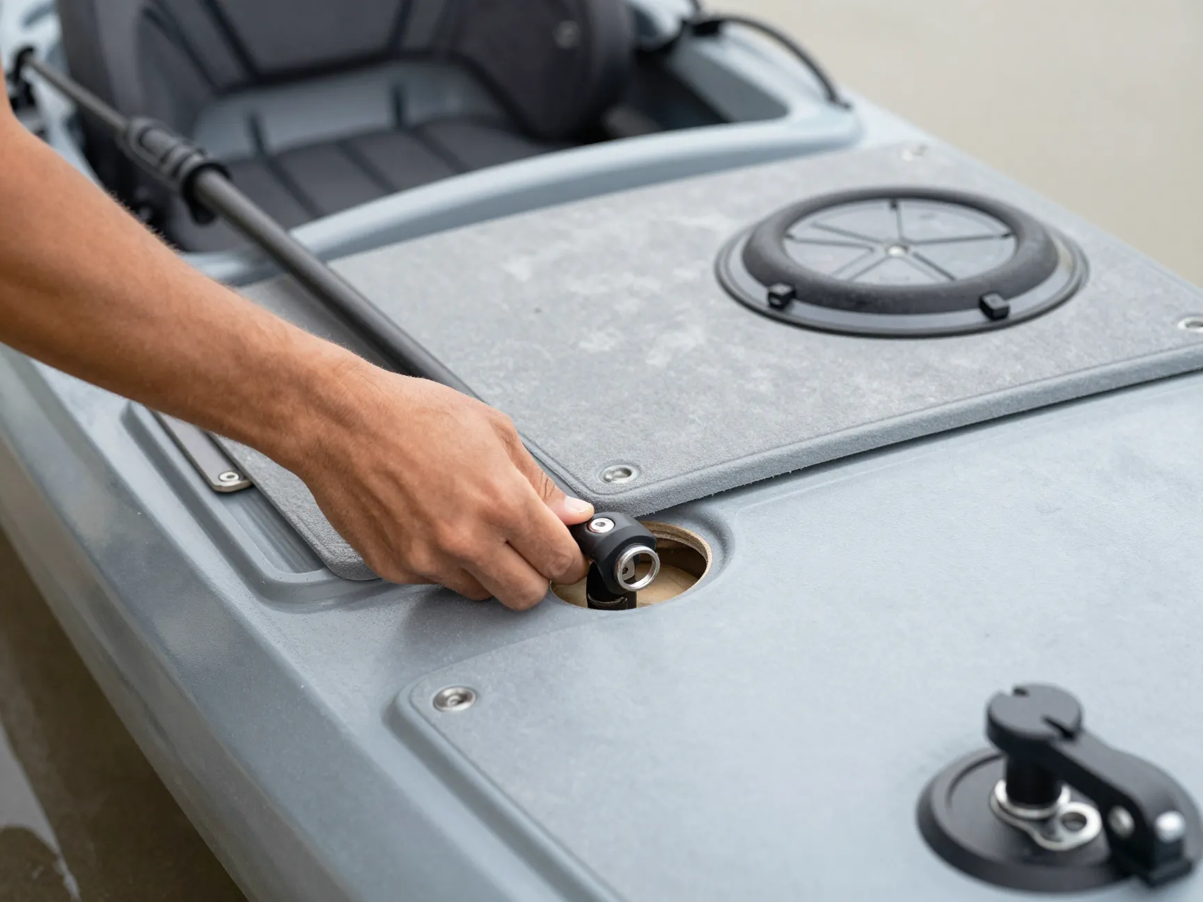 7 install fishing specific outfitting