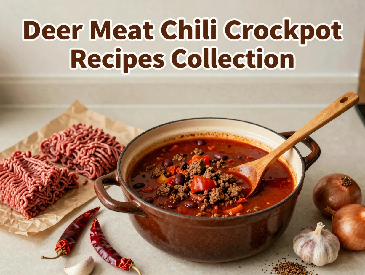 Deer meat chili crockpot recipes collection