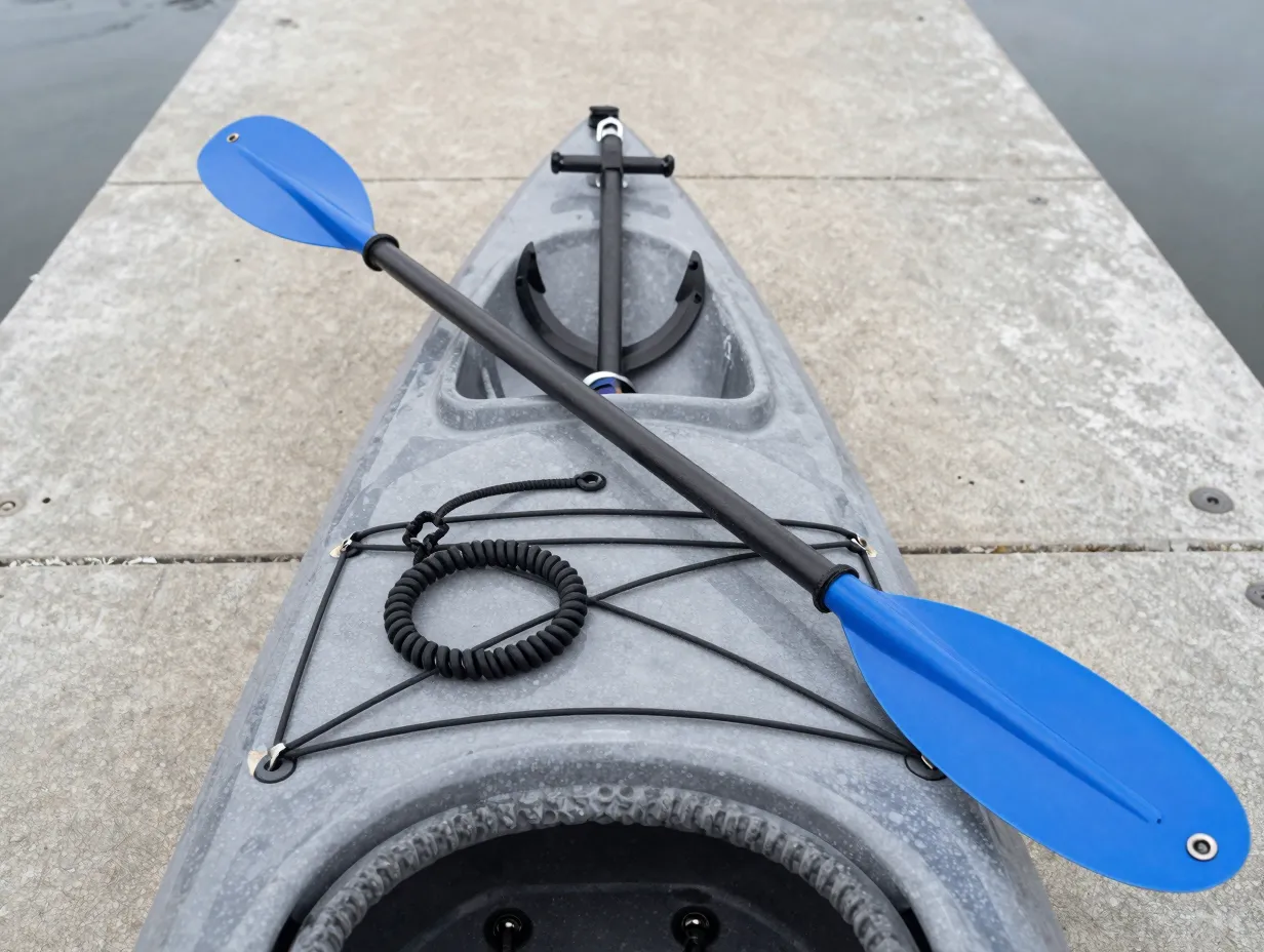Get the right paddle or pedal drive and secure it