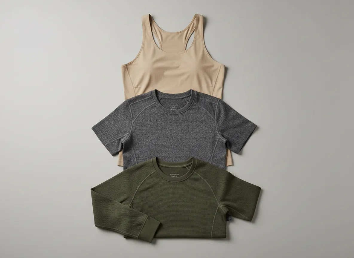 Moisture wicking base layer