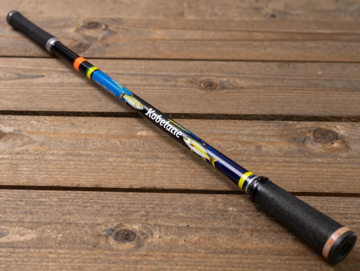 Decorated fishing rod gift for anglers