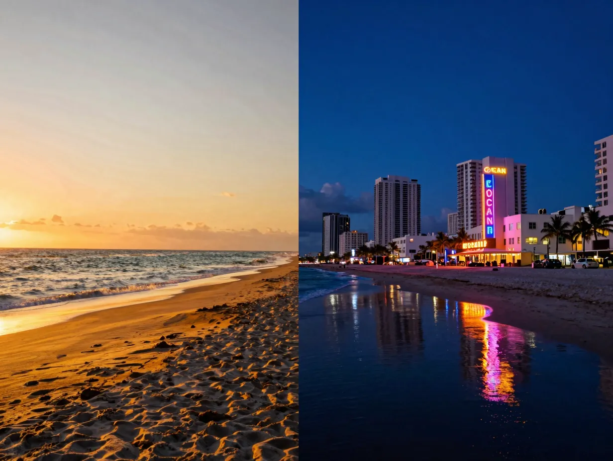 Shoot during golden hour and blue hour