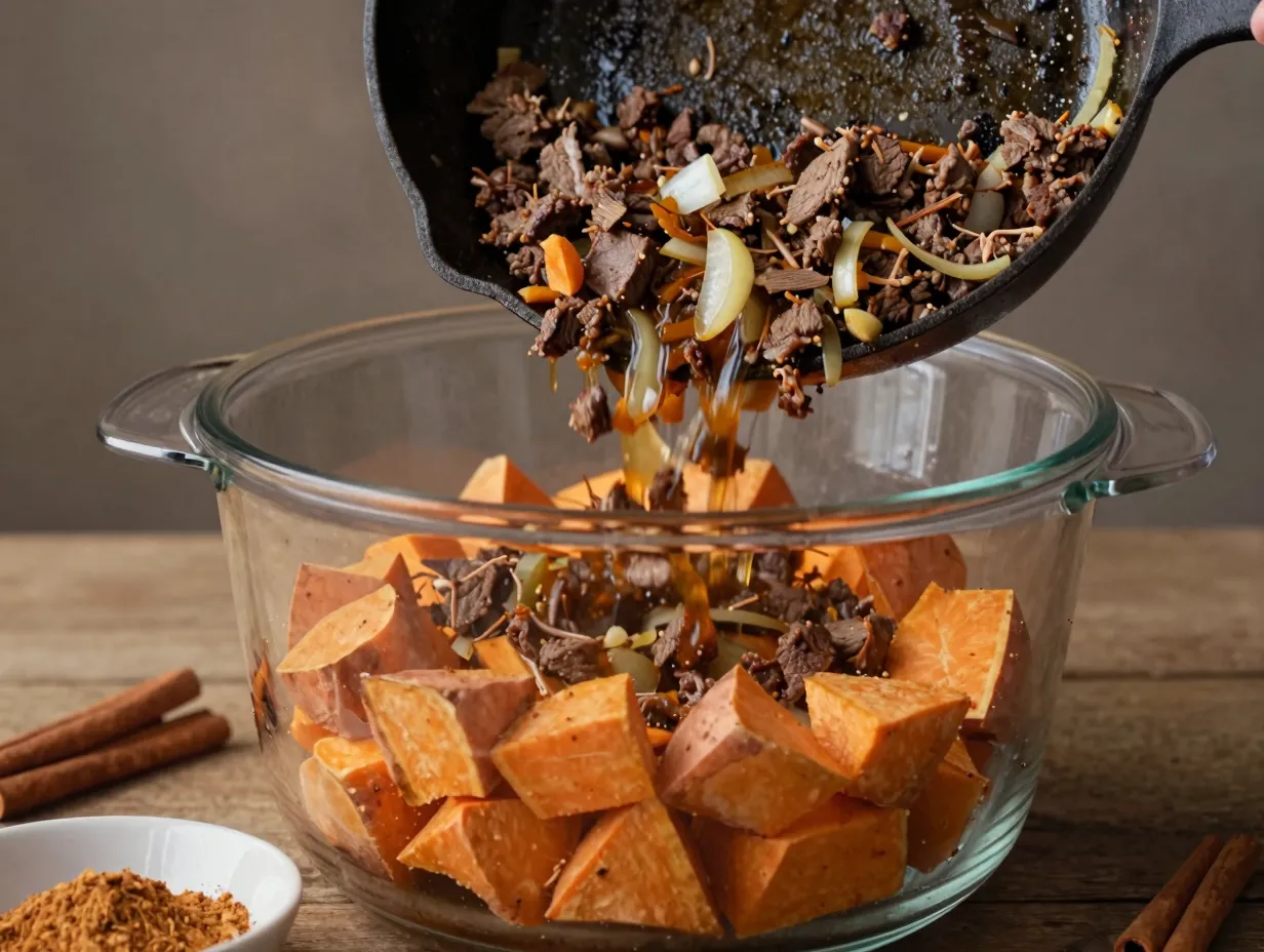 Venison and sweet potato harvest chili