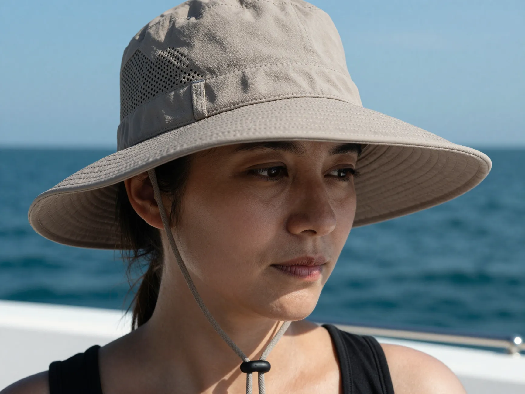 Wide brim sun hat