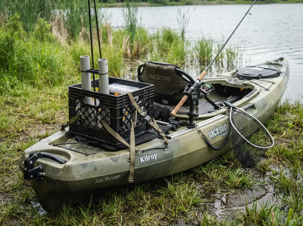 Install rod holders and basic rigging accessories