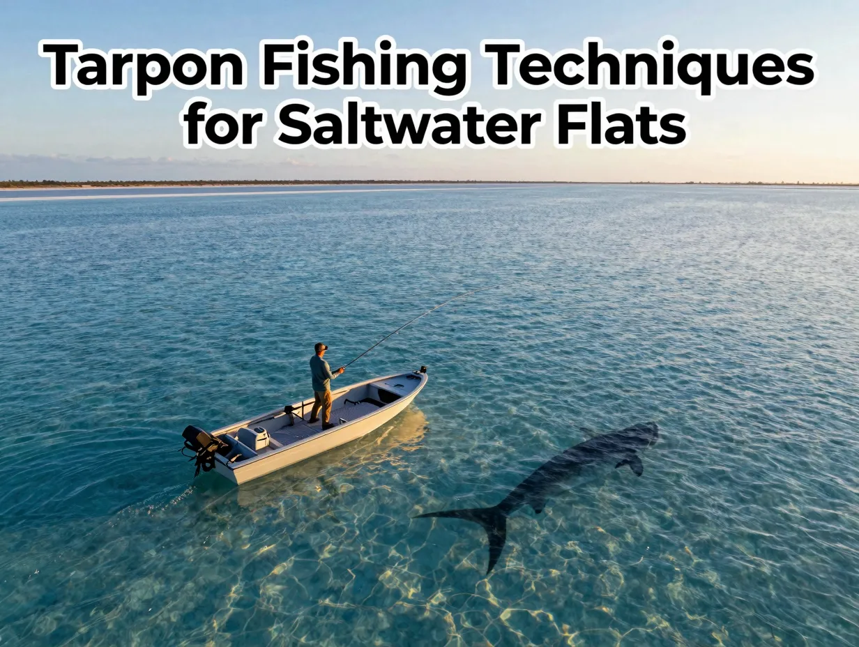 Tarpon fishing techniques for saltwater flats