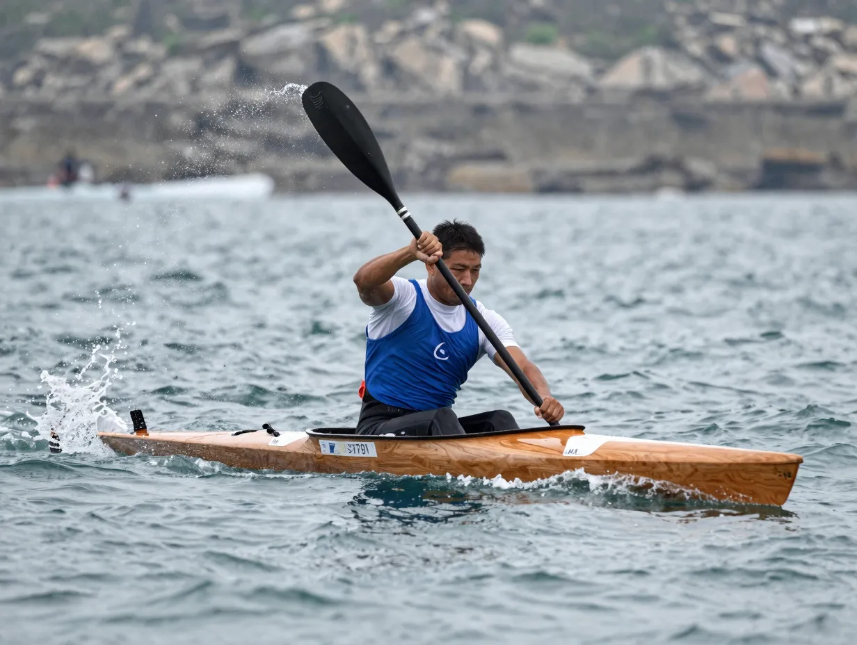 One ocean kayaks high performance wood strip designs
