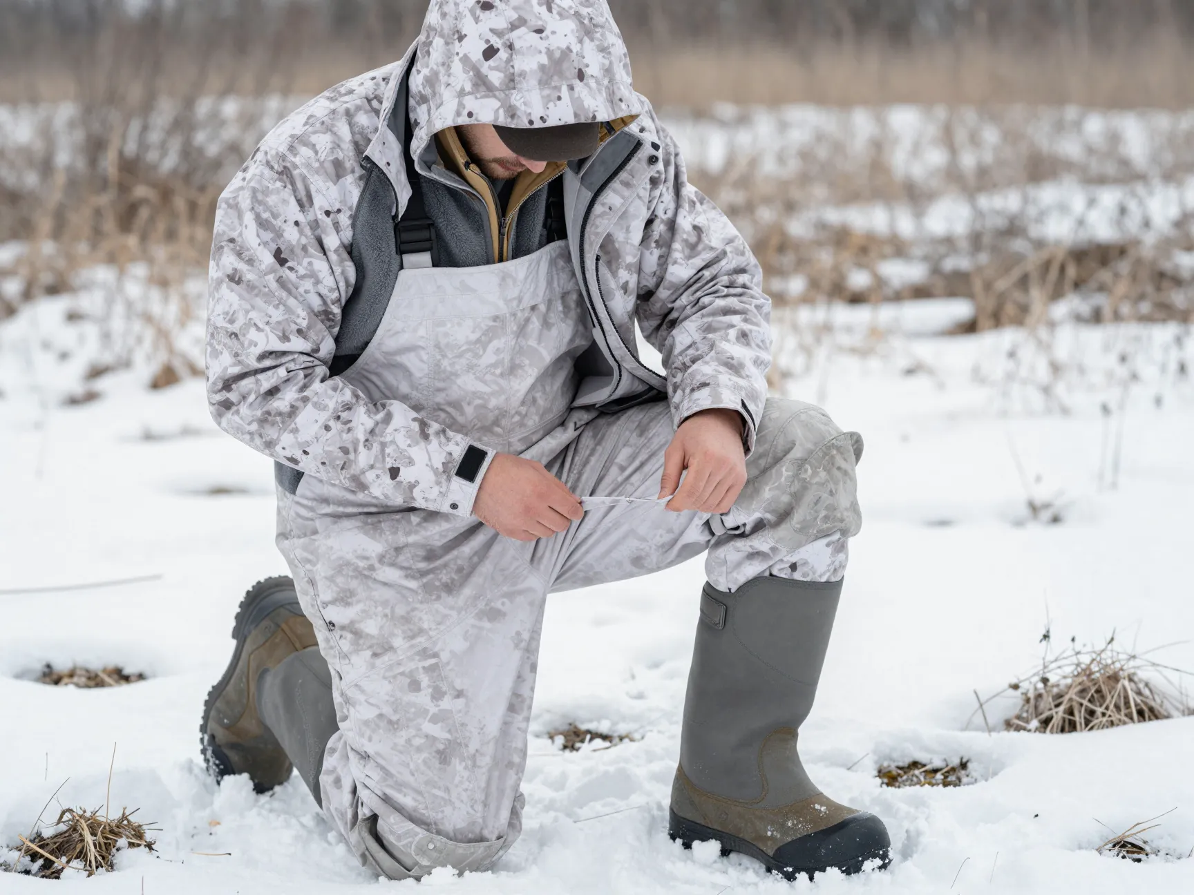 The mixed pattern layering build for transitional snow conditions