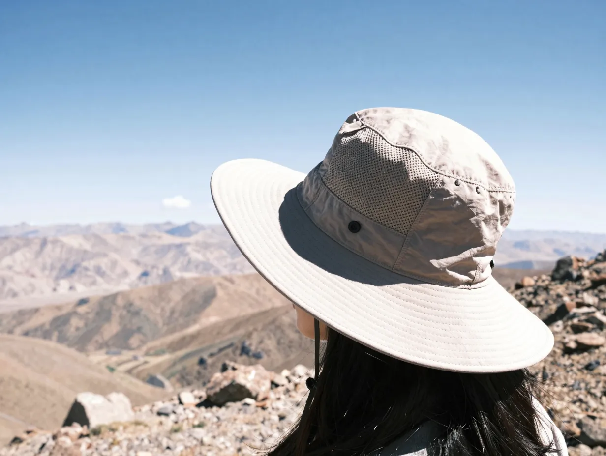 Sun protective hat or wide brim hat