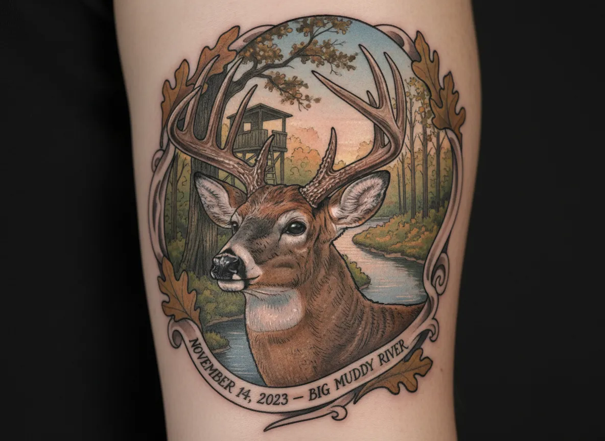 The ethical hunt memorial tattoo