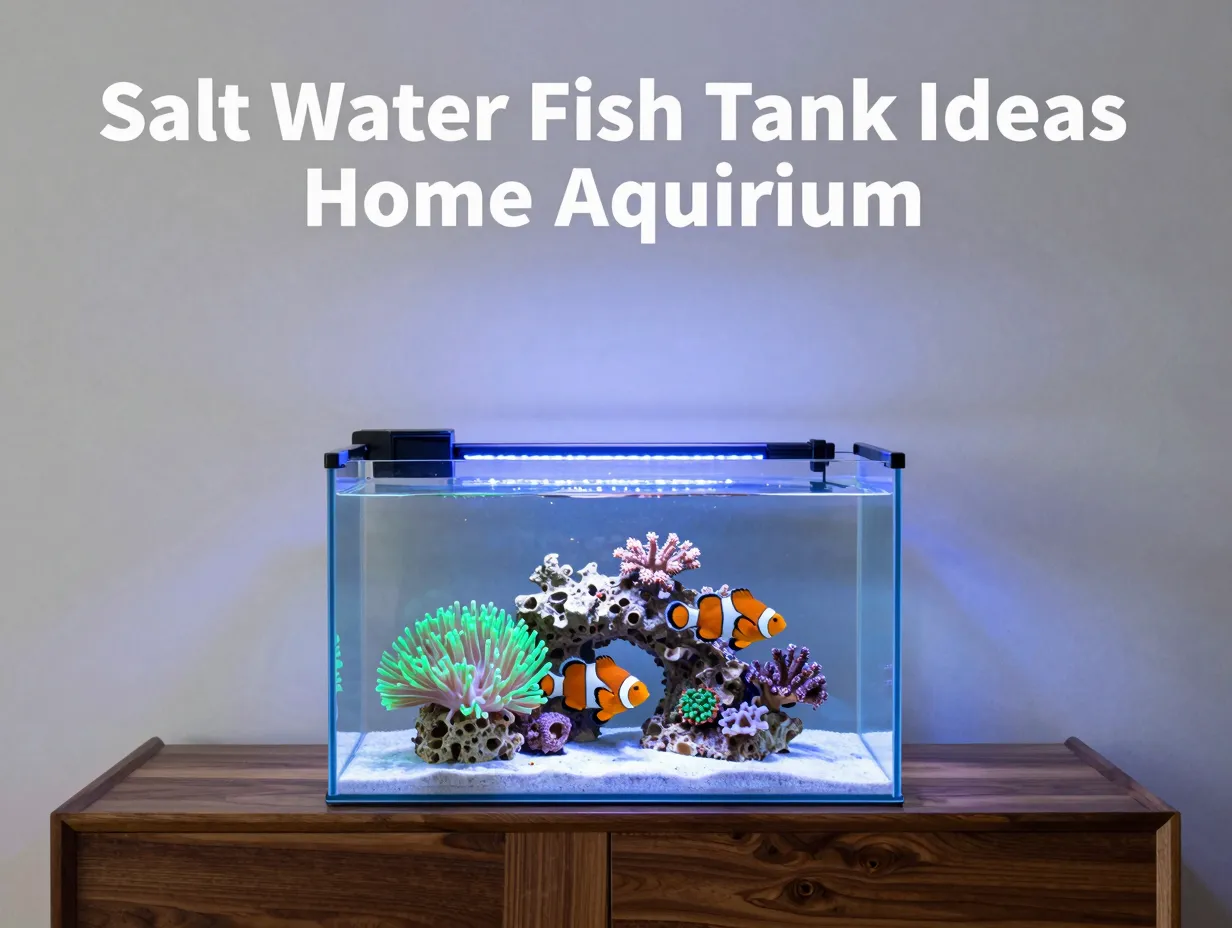 Salt water fish tank ideas home aquarium