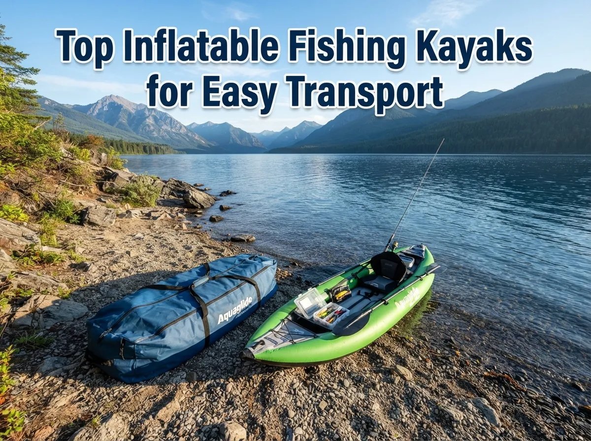 Top inflatable fishing kayaks for easy transport