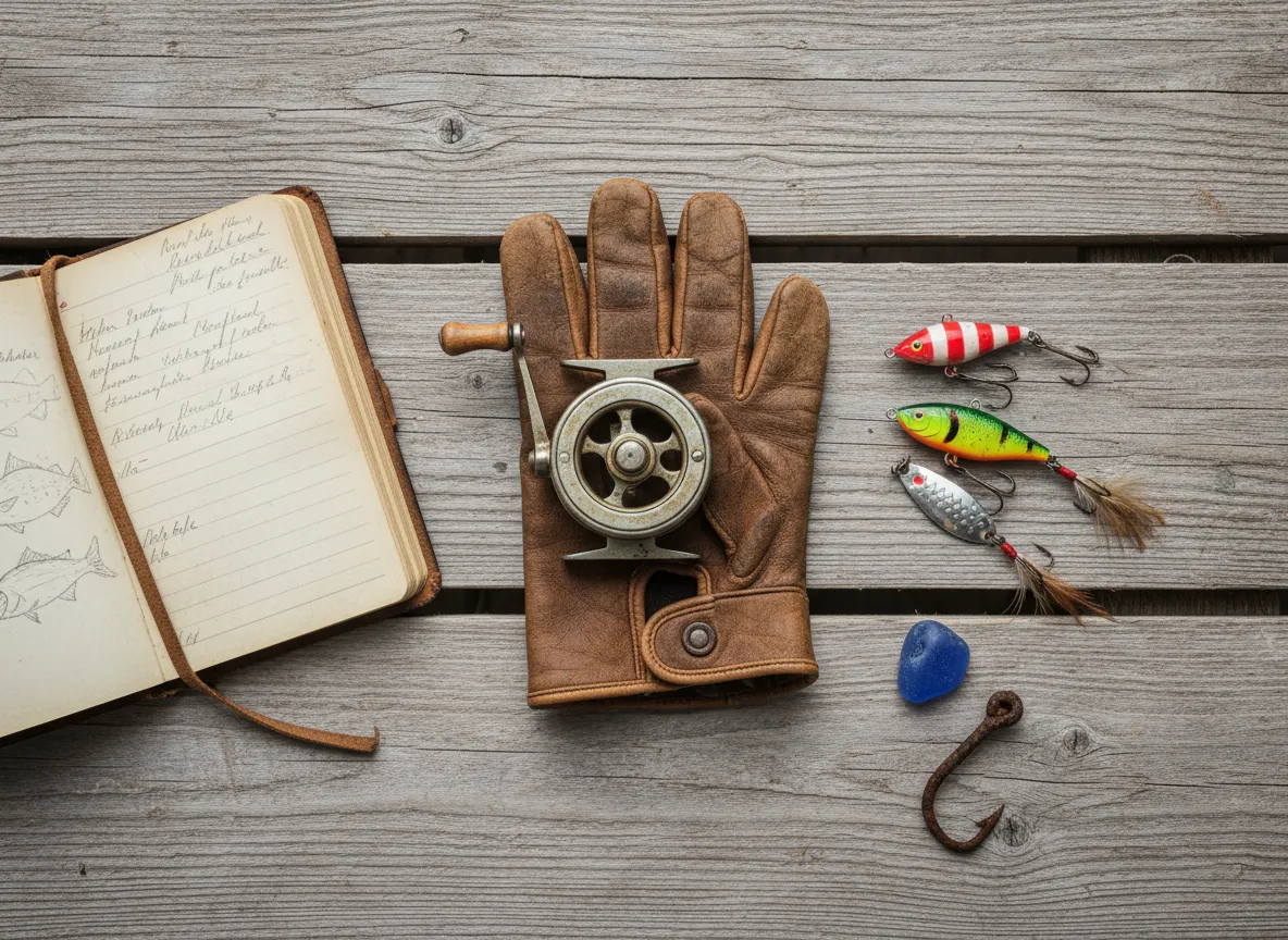 Style and arrange fishing gear with intention