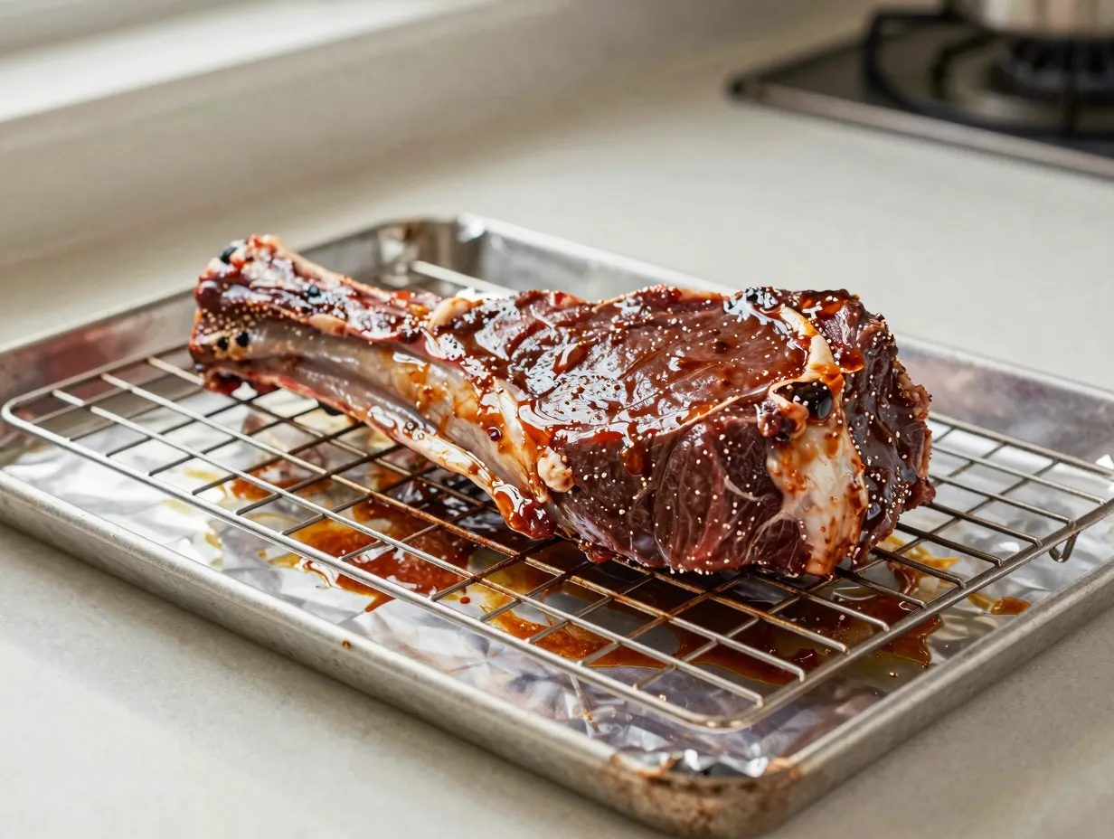Marinated and high heat roasted backstrap