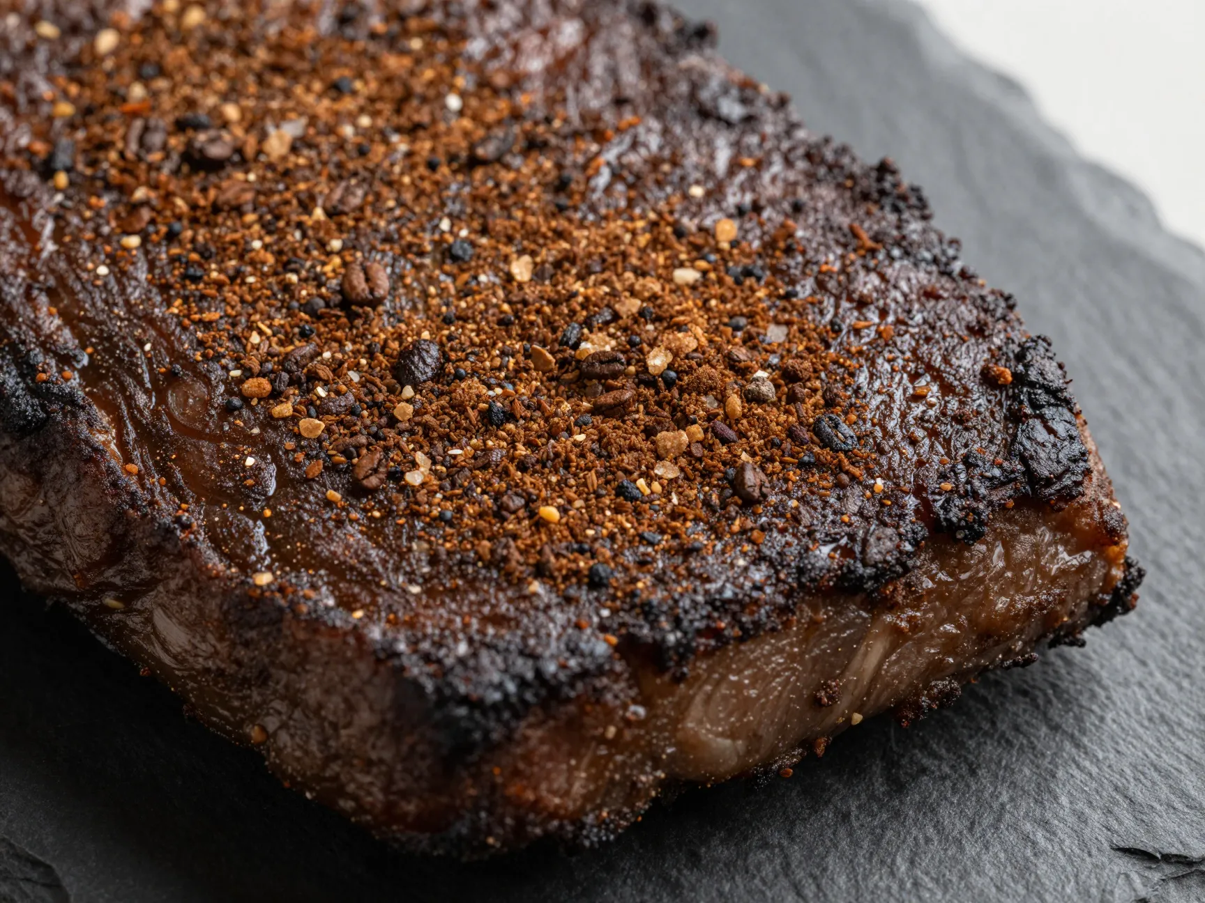 Coffee and brown sugar rubbed backstrap
