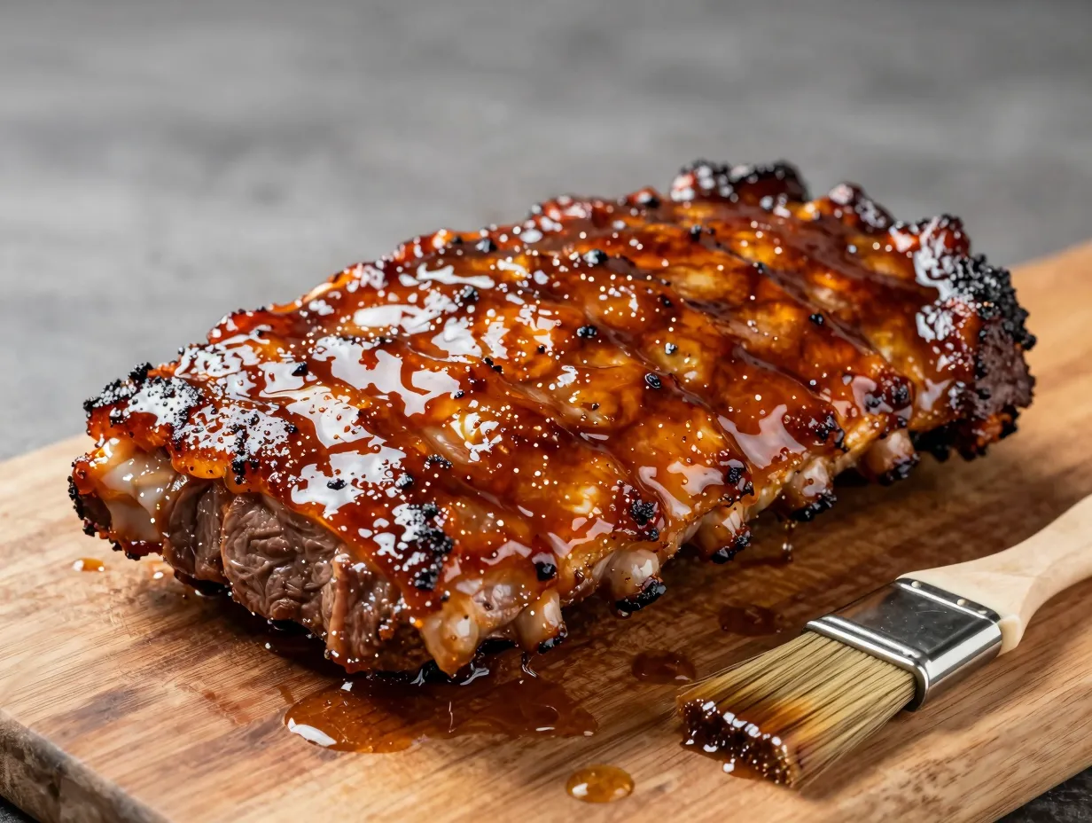 Honey dijon glazed venison backstrap