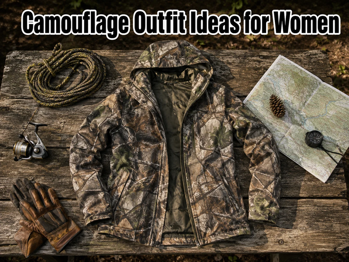 Camouflage outfit ideas for women