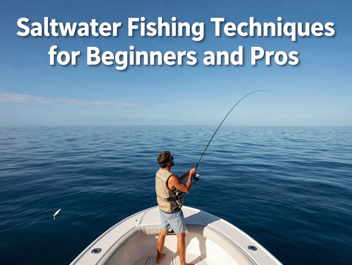 Saltwater fishing techniques for beginners and pros