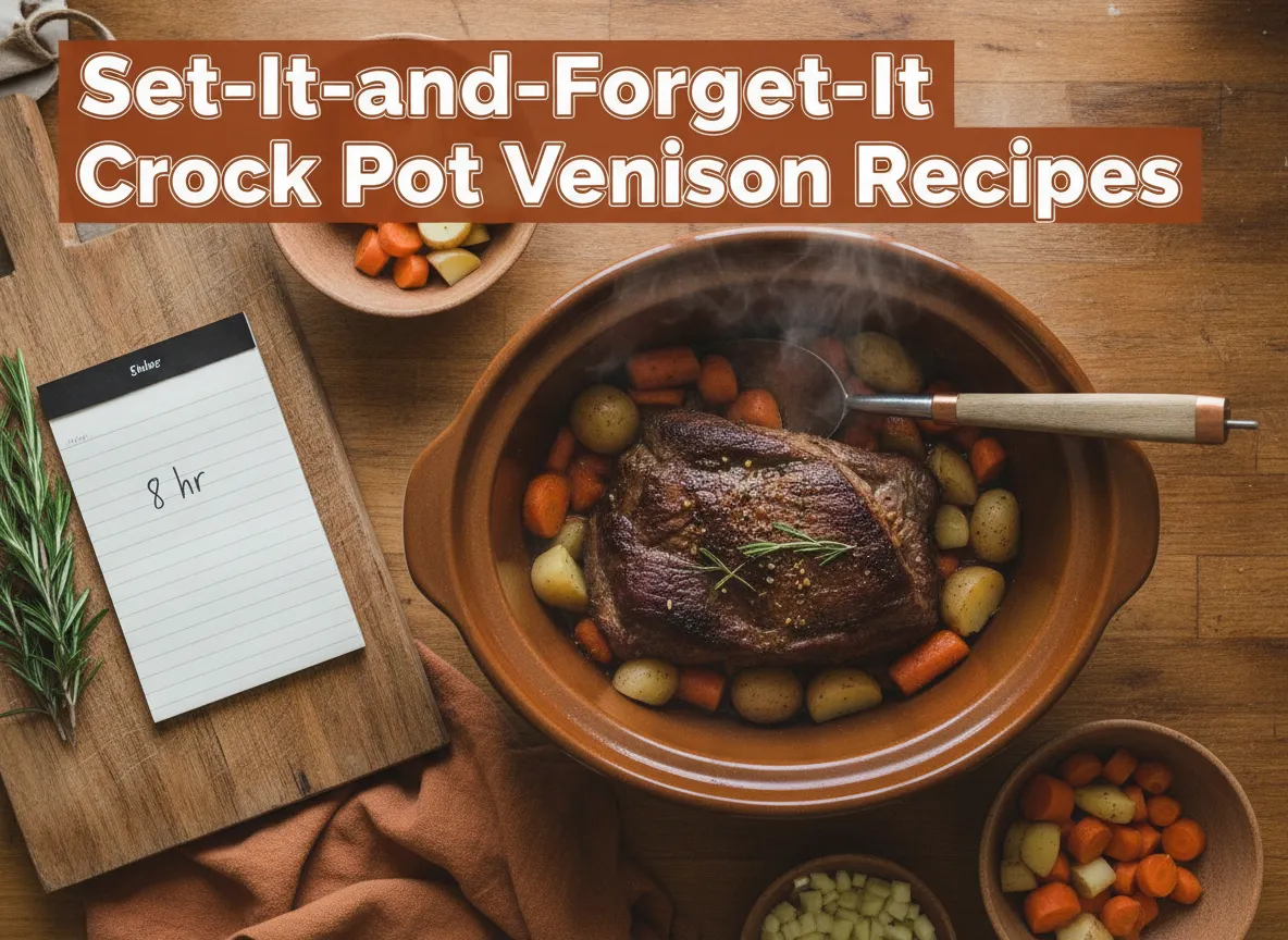 Set it and forget it crock pot venison recipes