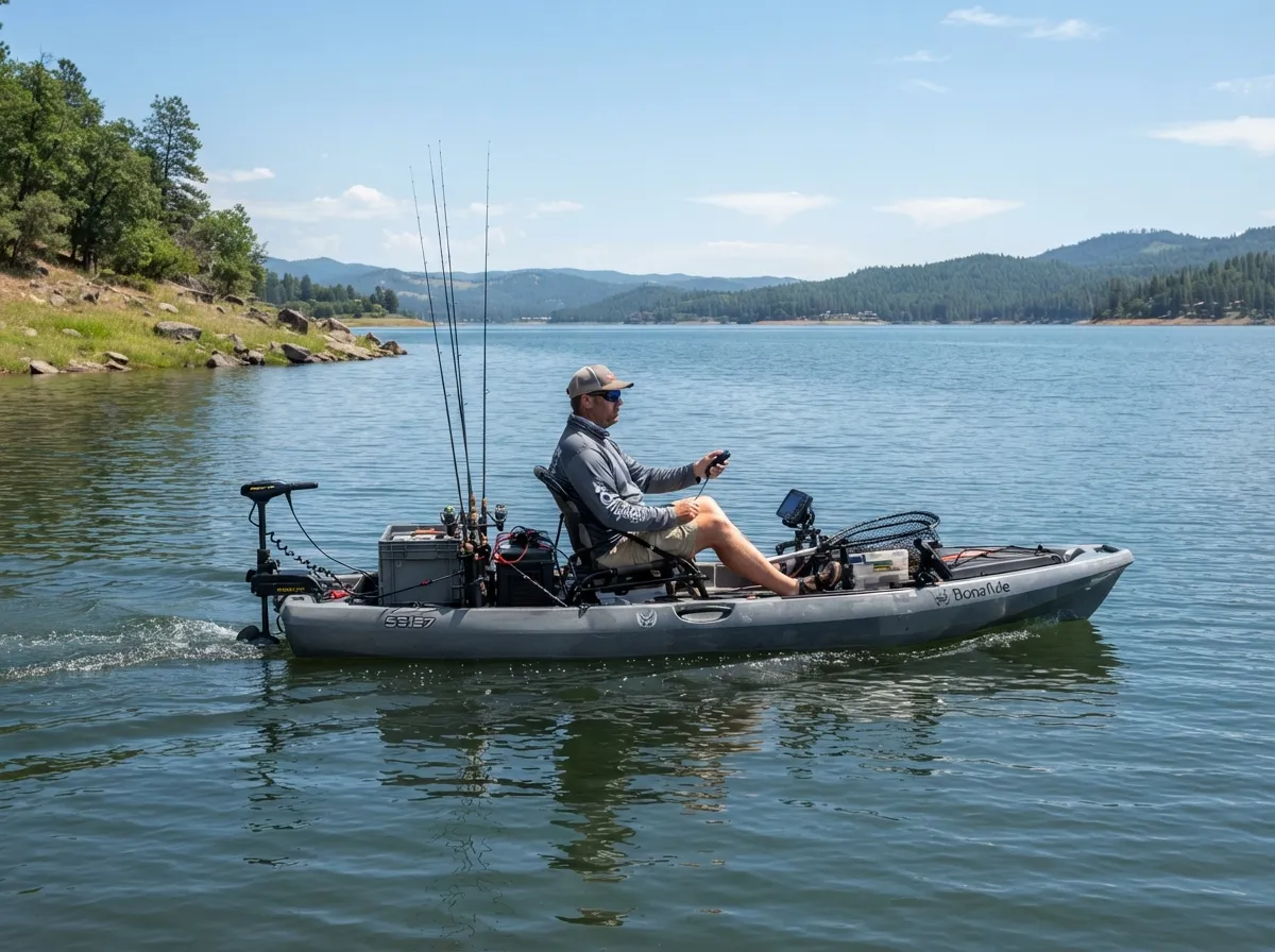 4 motor assisted fishing kayaks
