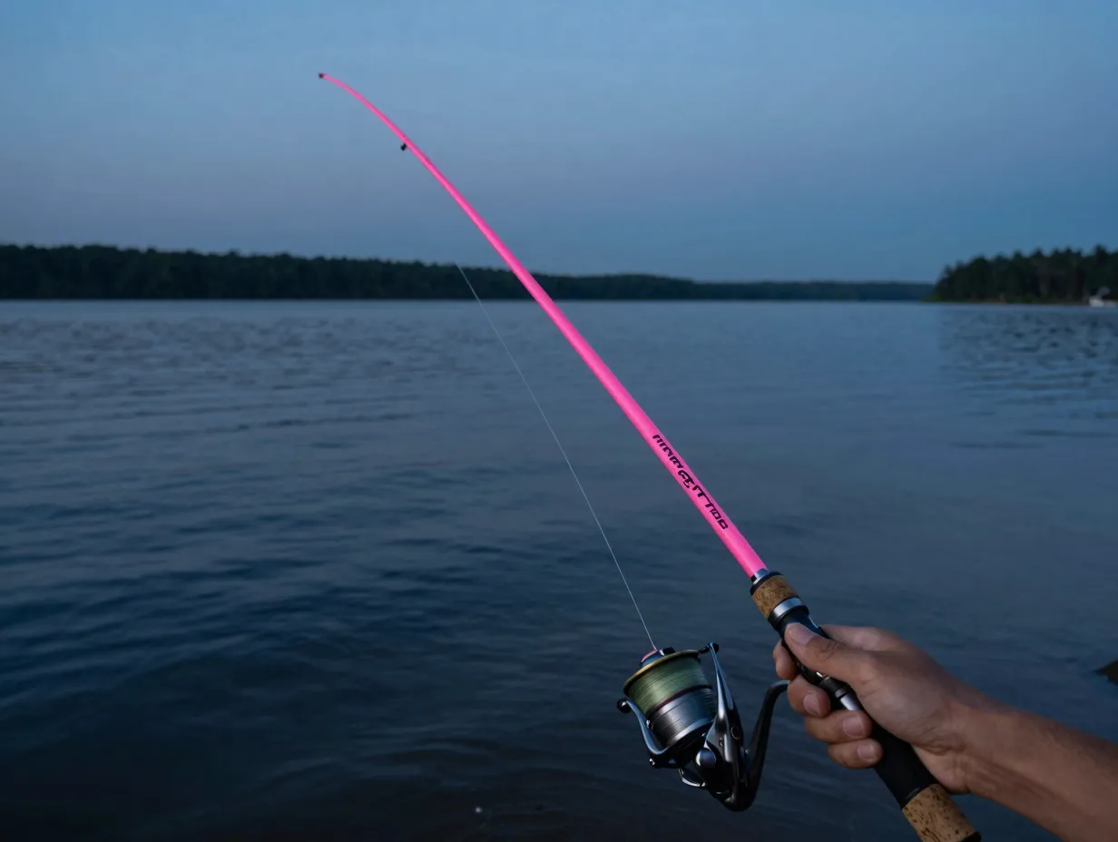 Ugly stik elite pink spinning rod