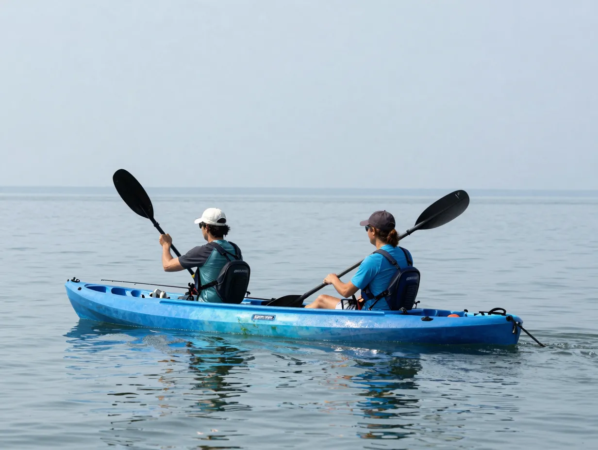 6 tandem fishing kayaks