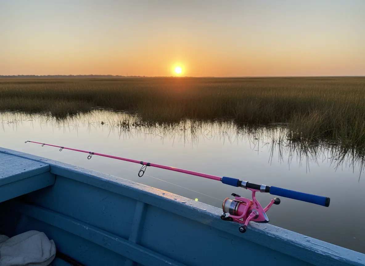 Penn pursuit iv pink spinning rod