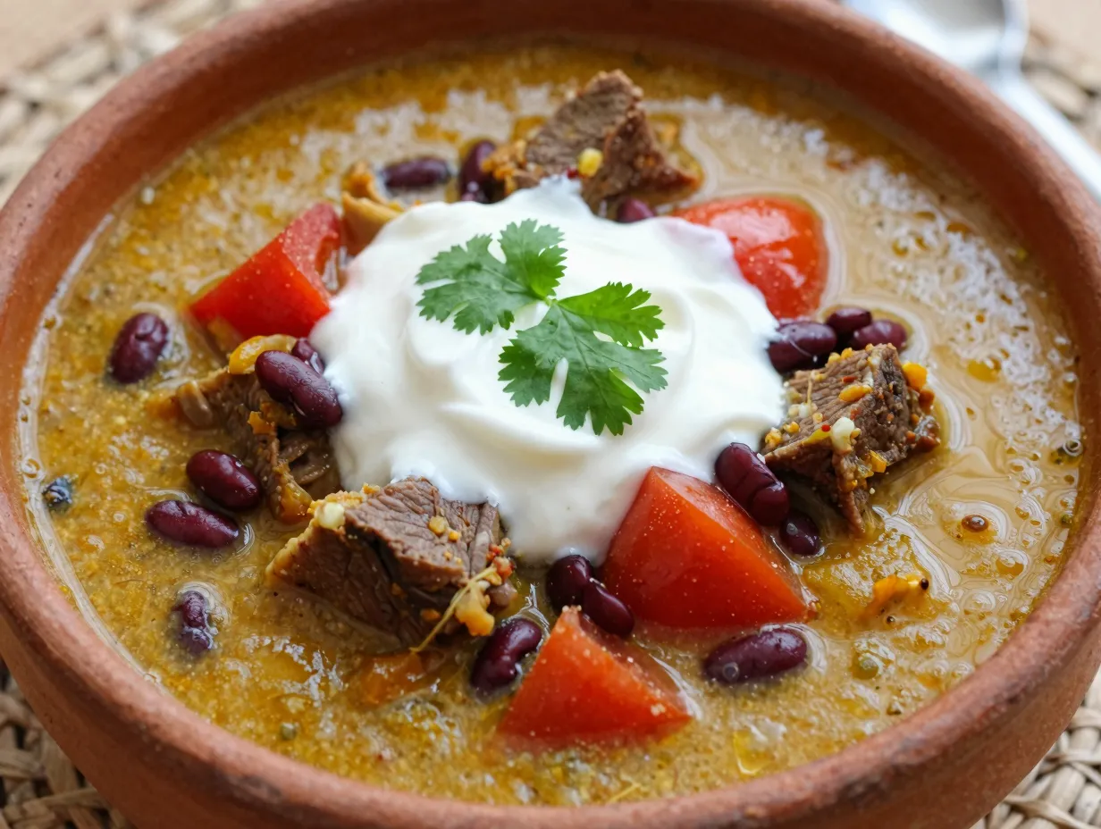 Spiced venison and lentil stew