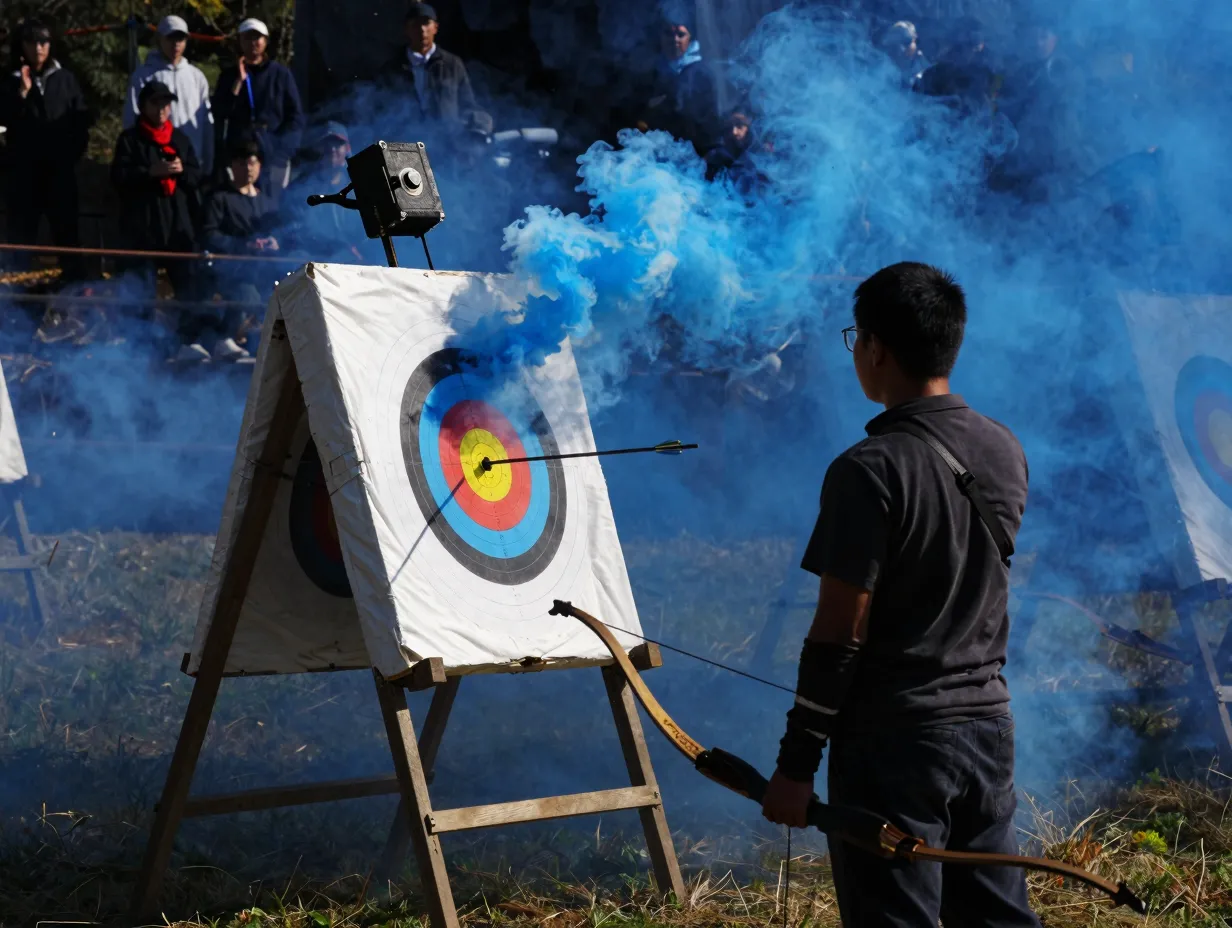 8 smoke bomb arrow target reveal