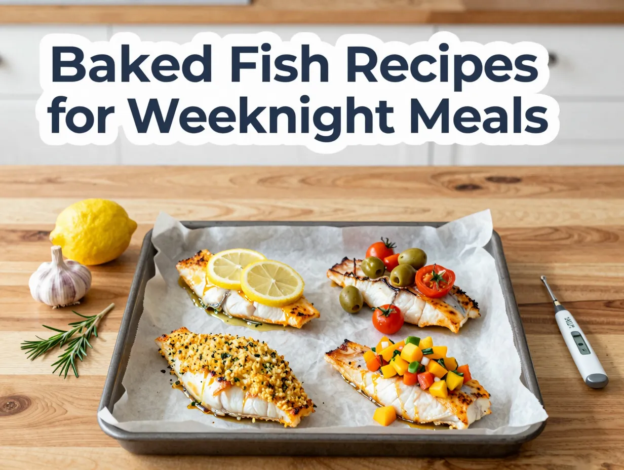Baked fish recipes for weeknight meals