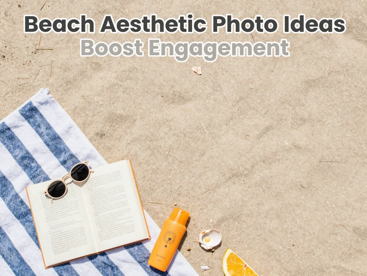 Beach aesthetic photo ideas boost engagement