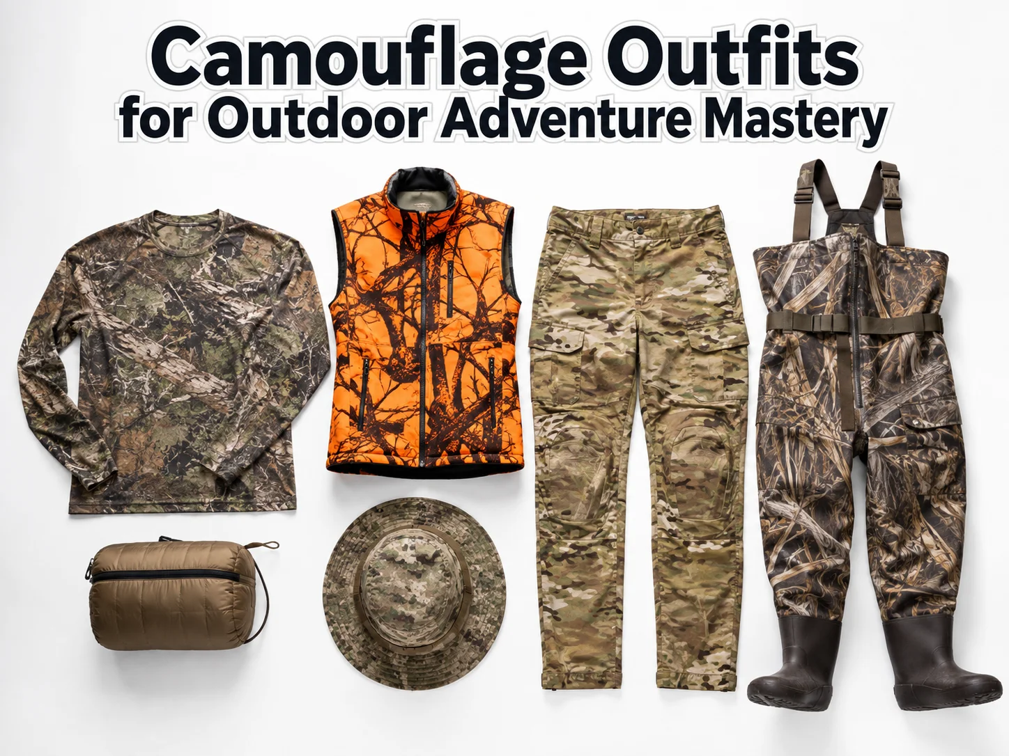 Camouflage outfits for outdoor adventure mastery