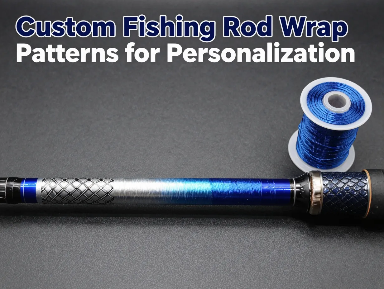 Custom fishing rod wrap patterns for personalization
