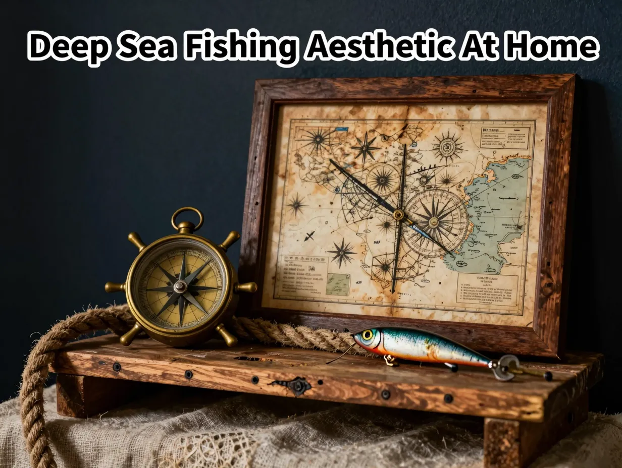 Deep sea fishing aesthetic at home
