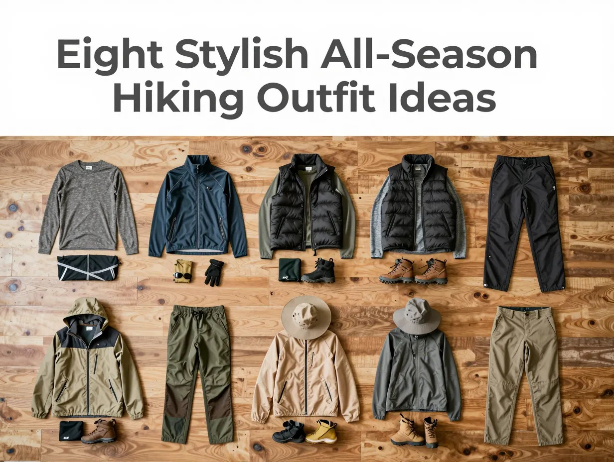 Eight stylish all season hiking outfit ideas