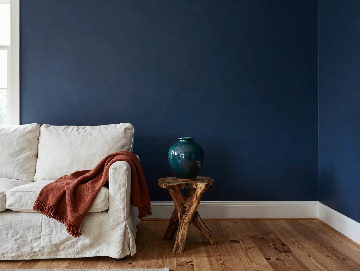 Anchor the color palette in deep ocean tones