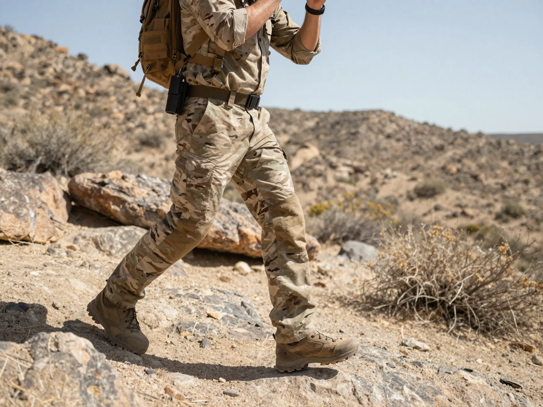The desert multicam tactical ensemble