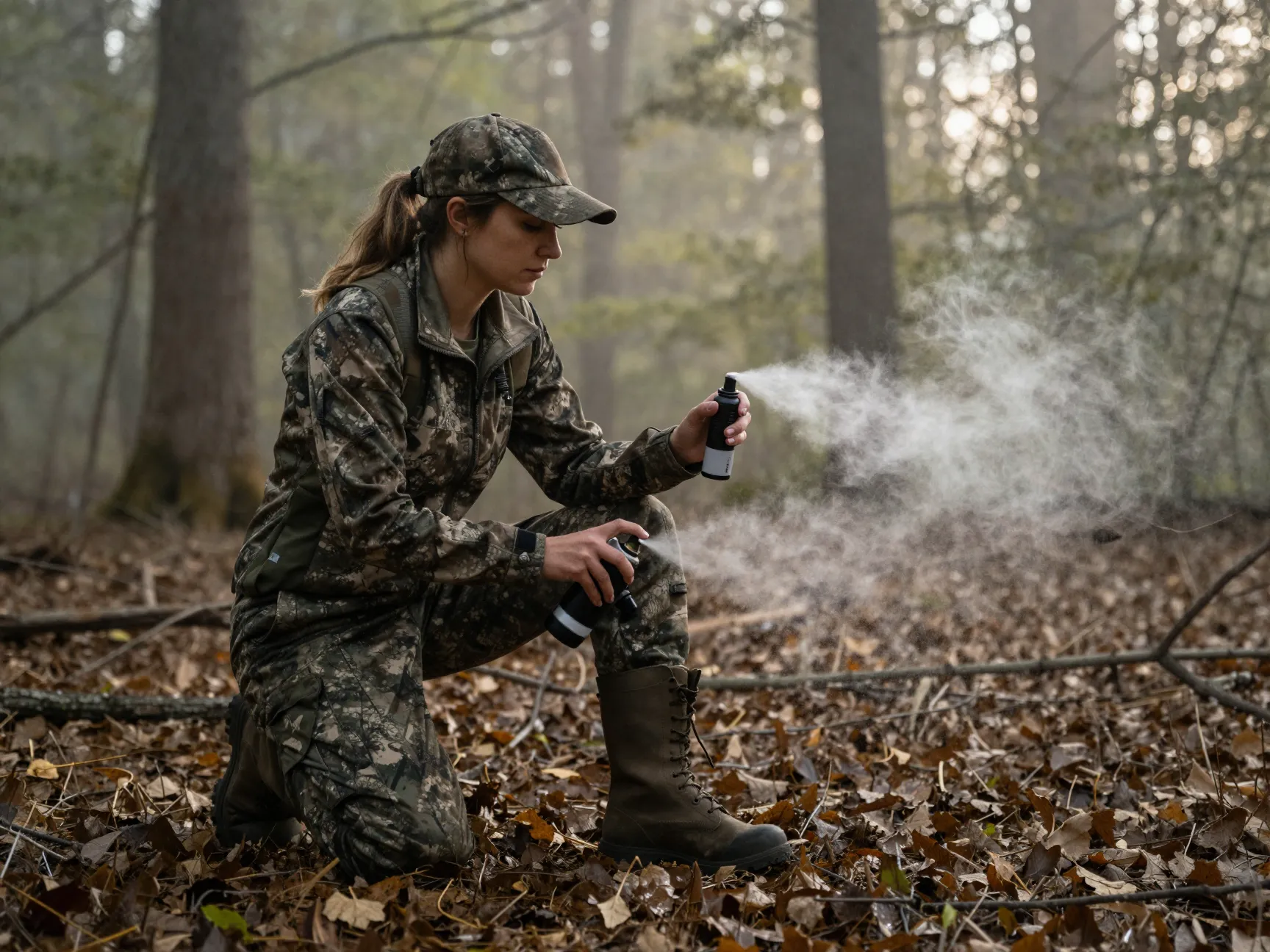 Prioritize scent control and wind awareness