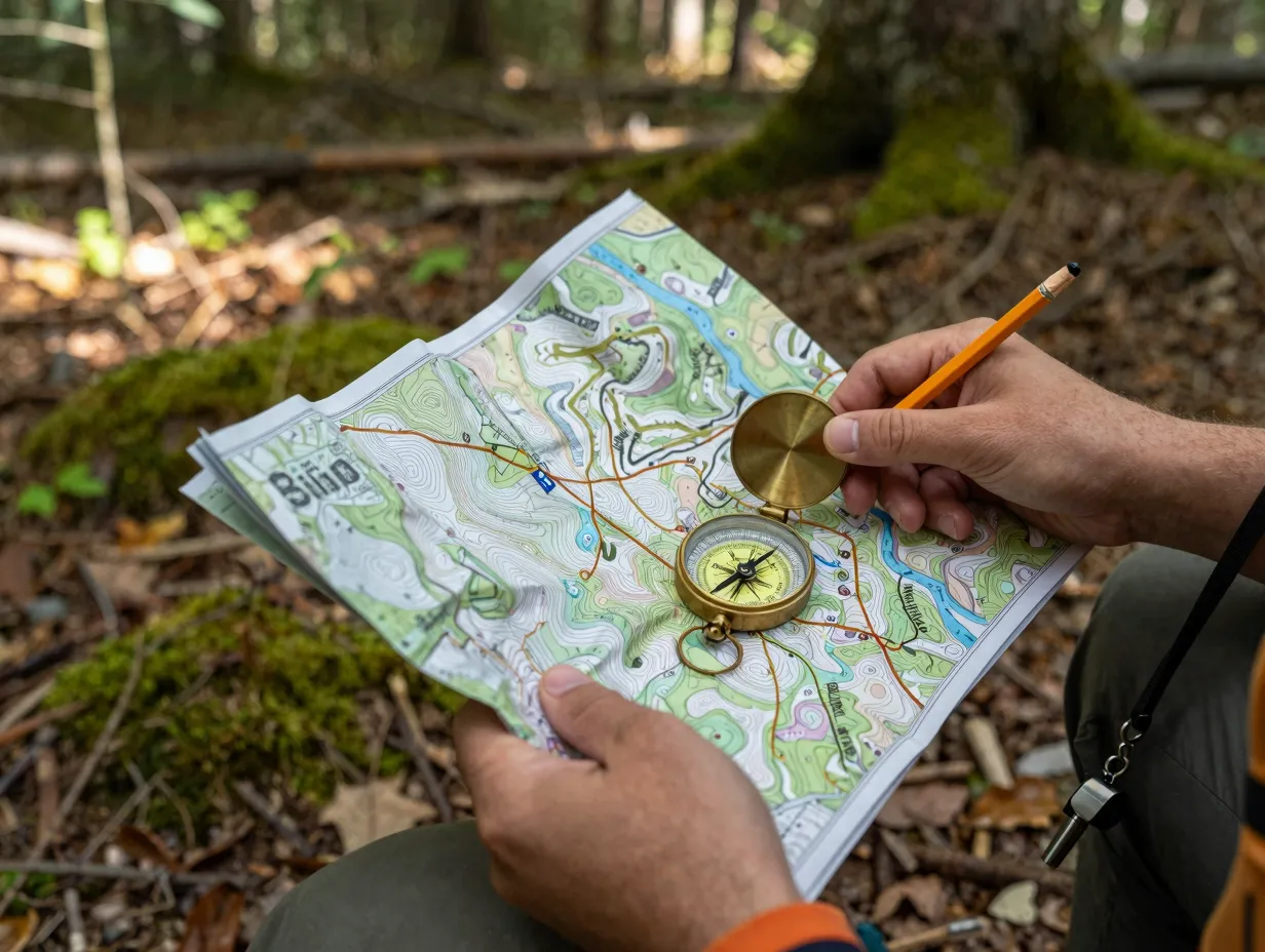 Wilderness navigation and orienteering