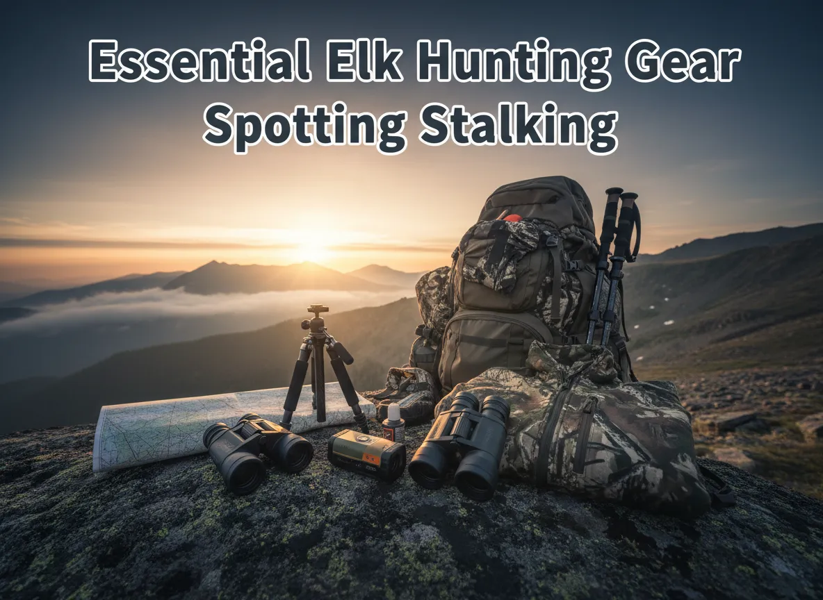 Essential elk hunting gear spotting stalking