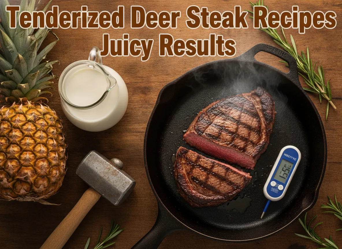 Tenderized deer steak recipes juicy results