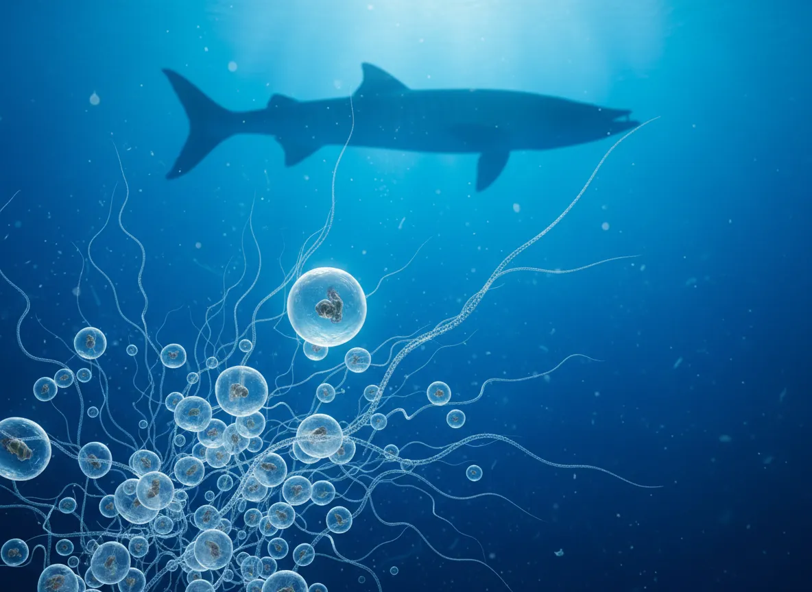 Barracuda reproduction involves offshore spawning