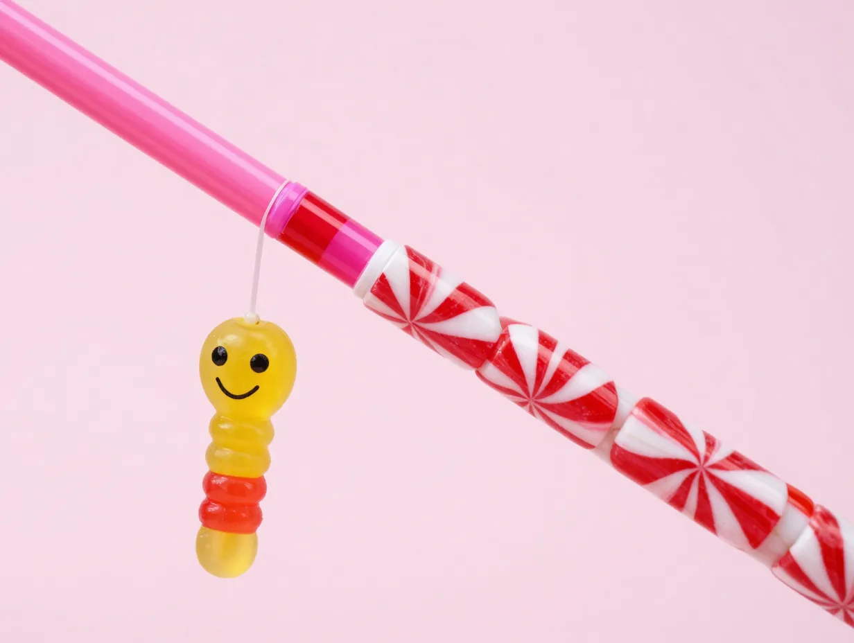 The food and candy themed rod