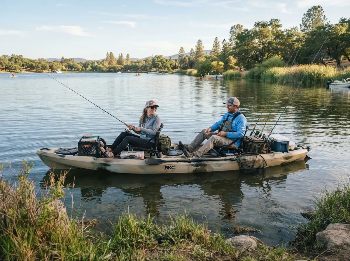 Bkc pk13 angler tandem kayak