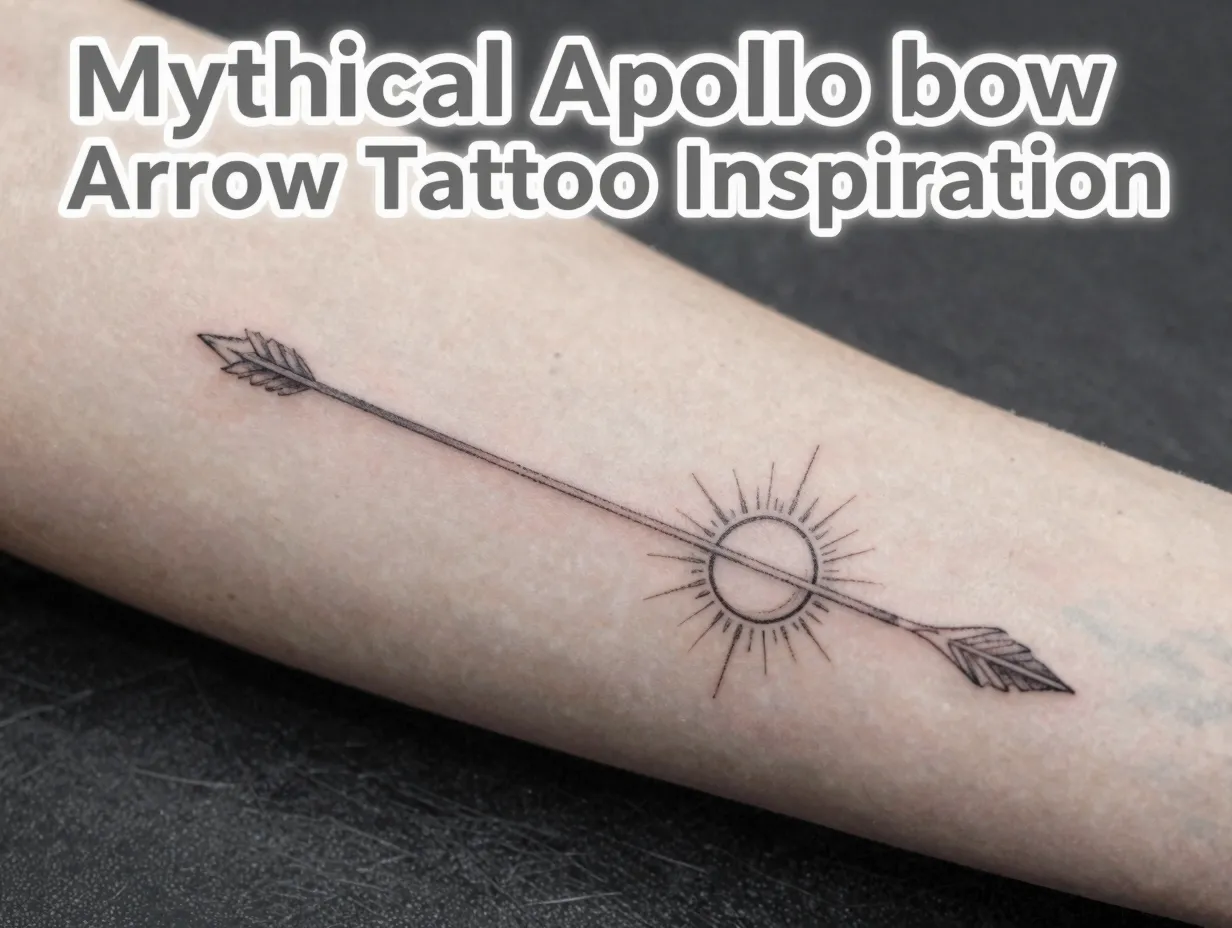 Mythical apollo bow arrow tattoo inspiration