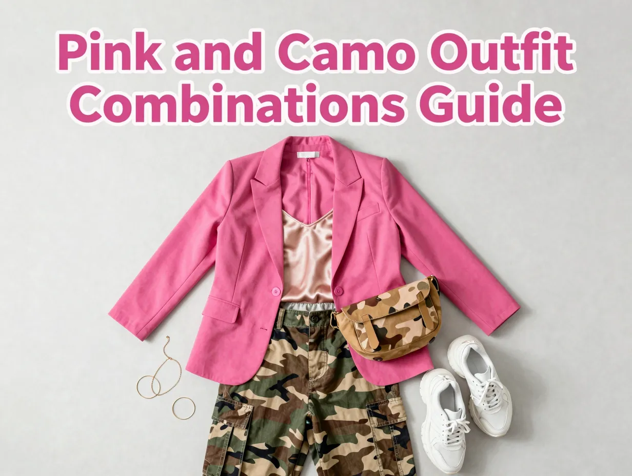 Pink and camo outfit combinations guide