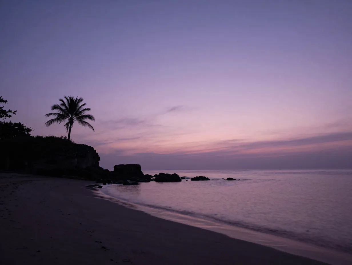 Explore blue hour for cooler pink and lavender tones