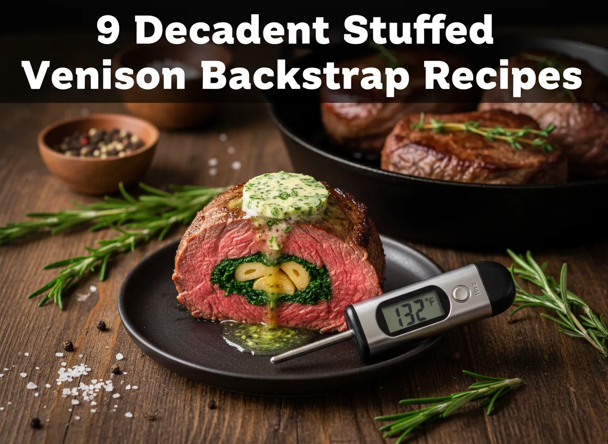 9 decadent stuffed venison backstrap recipes