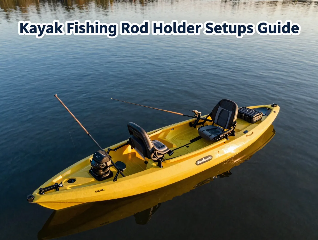 Kayak fishing rod holder setups guide